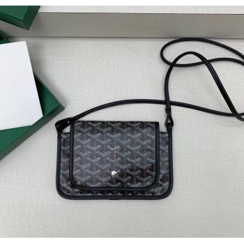 Goyard Plumet Pocket Wallet Mini Bag Black 2024 GY8015 1216 (ZHANG-241216067)