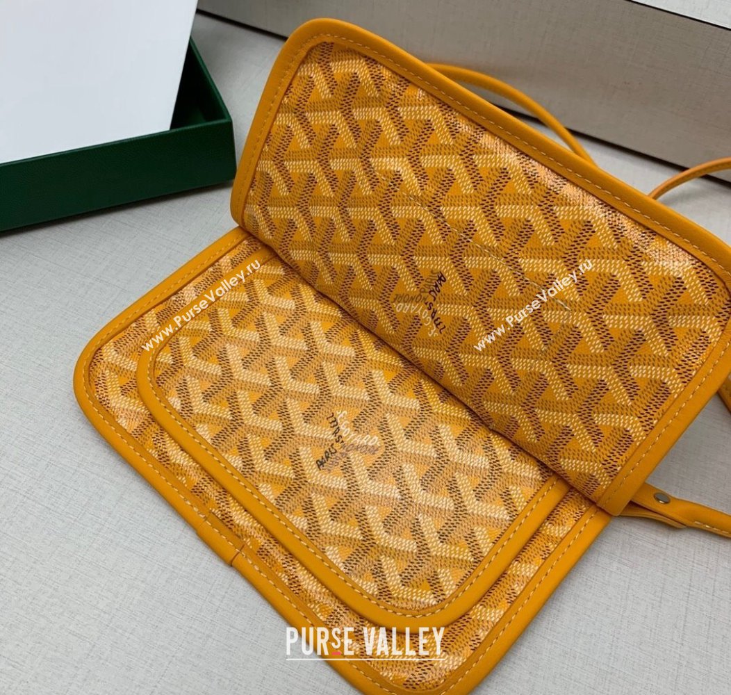 Goyard Plumet Pocket Wallet Mini Bag Yellow 2024 GY8015 1216 (ZHANG-241216070)