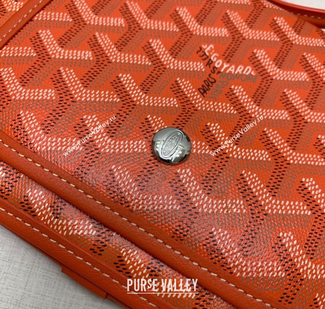 Goyard Plumet Pocket Wallet Mini Bag Orange 2024 GY8015 1216 (ZHANG-241216071)