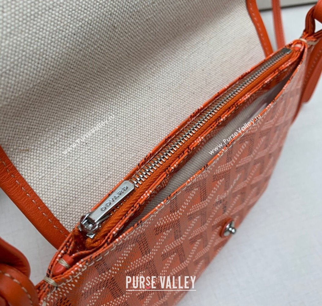 Goyard Plumet Pocket Wallet Mini Bag Orange 2024 GY8015 1216 (ZHANG-241216071)