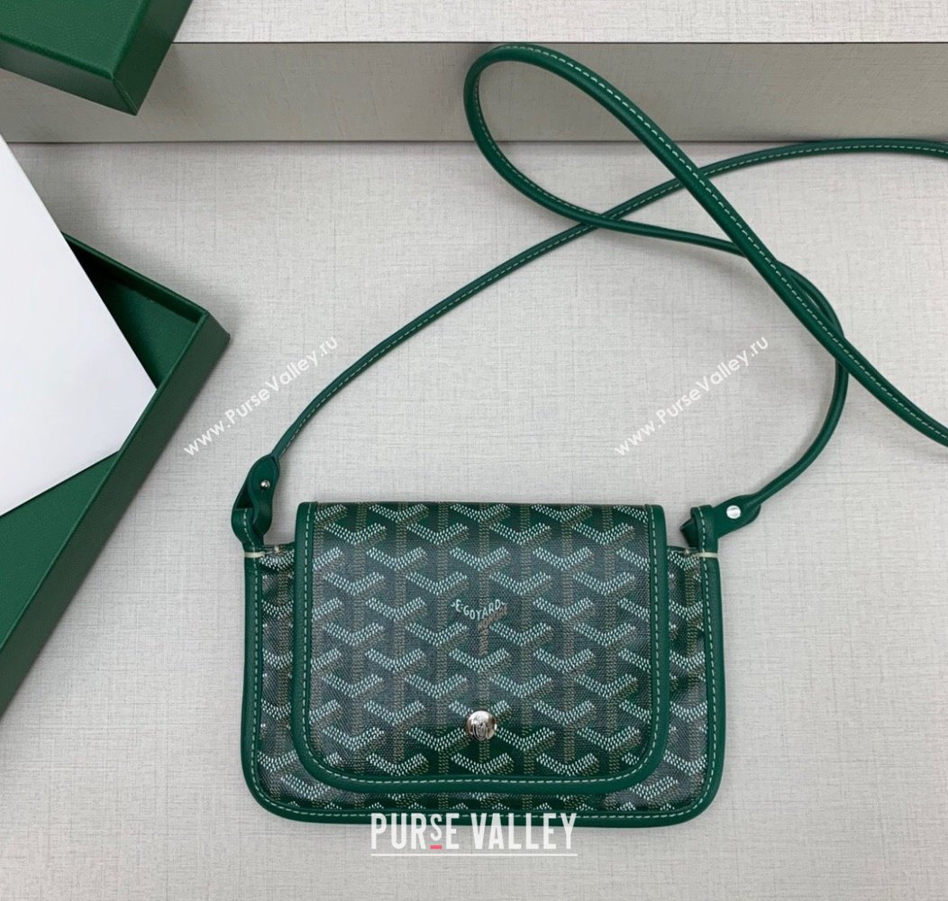 Goyard Plumet Pocket Wallet Mini Bag Green 2024 GY8015 1216 (ZHANG-241216072)