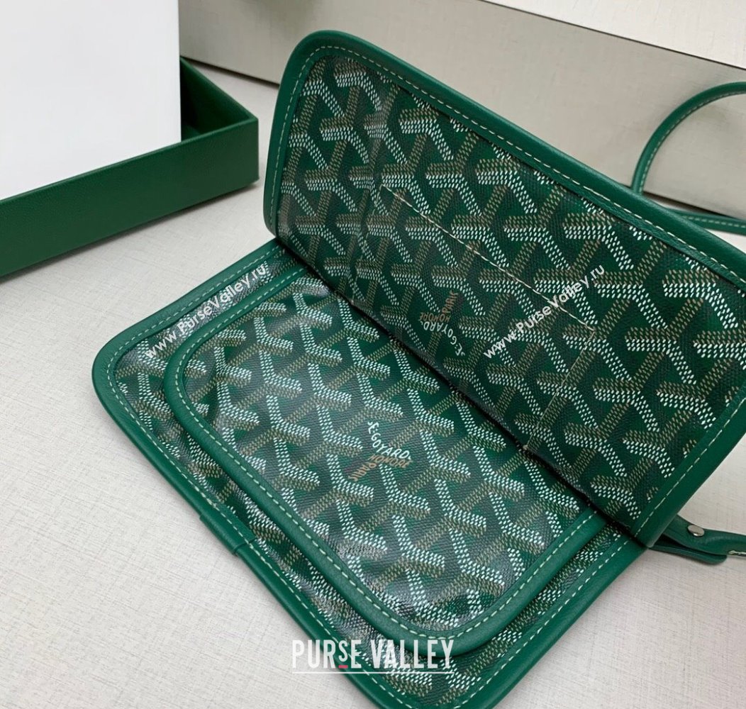 Goyard Plumet Pocket Wallet Mini Bag Green 2024 GY8015 1216 (ZHANG-241216072)