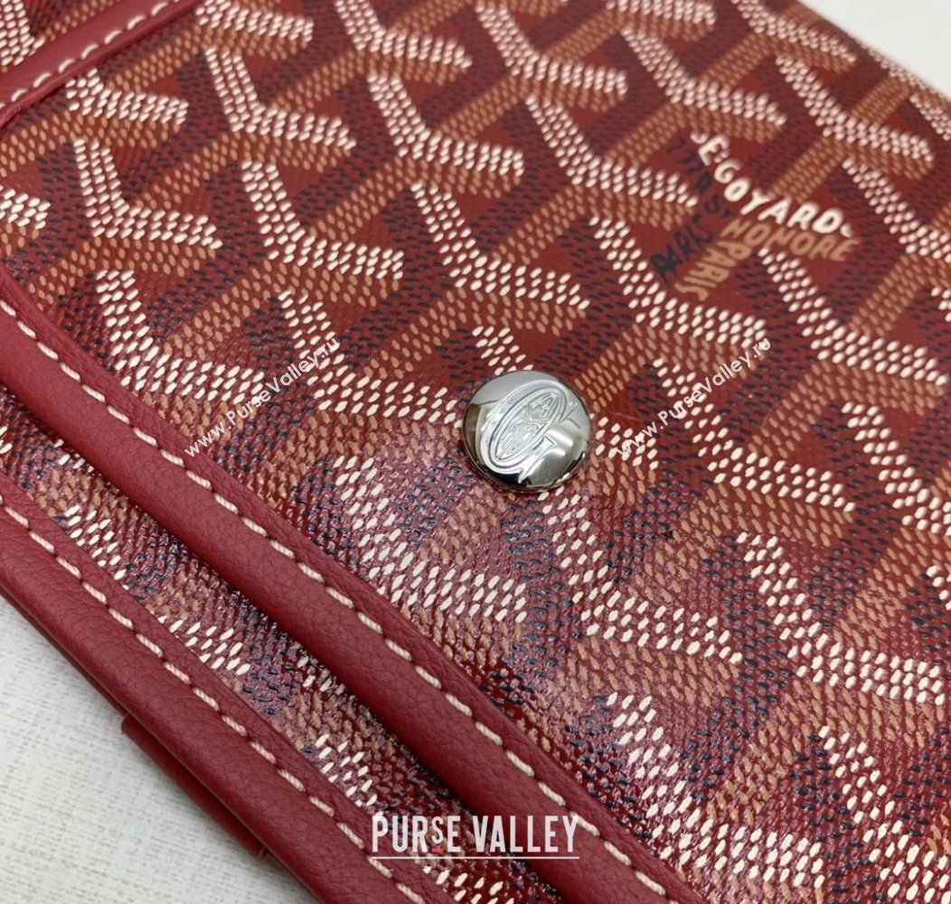 Goyard Plumet Pocket Wallet Mini Bag Red 2024 GY8015 1216 (ZHANG-241216073)