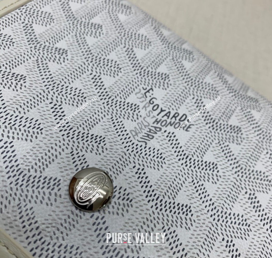 Goyard Plumet Pocket Wallet Mini Bag White 2024 GY8015 1216 (ZHANG-241216075)