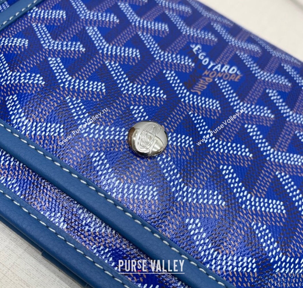 Goyard Plumet Pocket Wallet Mini Bag Sky Blue 2024 GY8015 1216 (ZHANG-241216076)