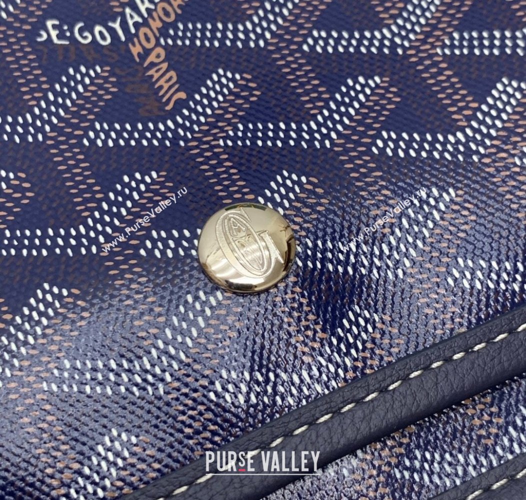 Goyard Plumet Pocket Wallet Mini Bag Navy Blue 2024 GY8015 1216 (ZHANG-241216077)