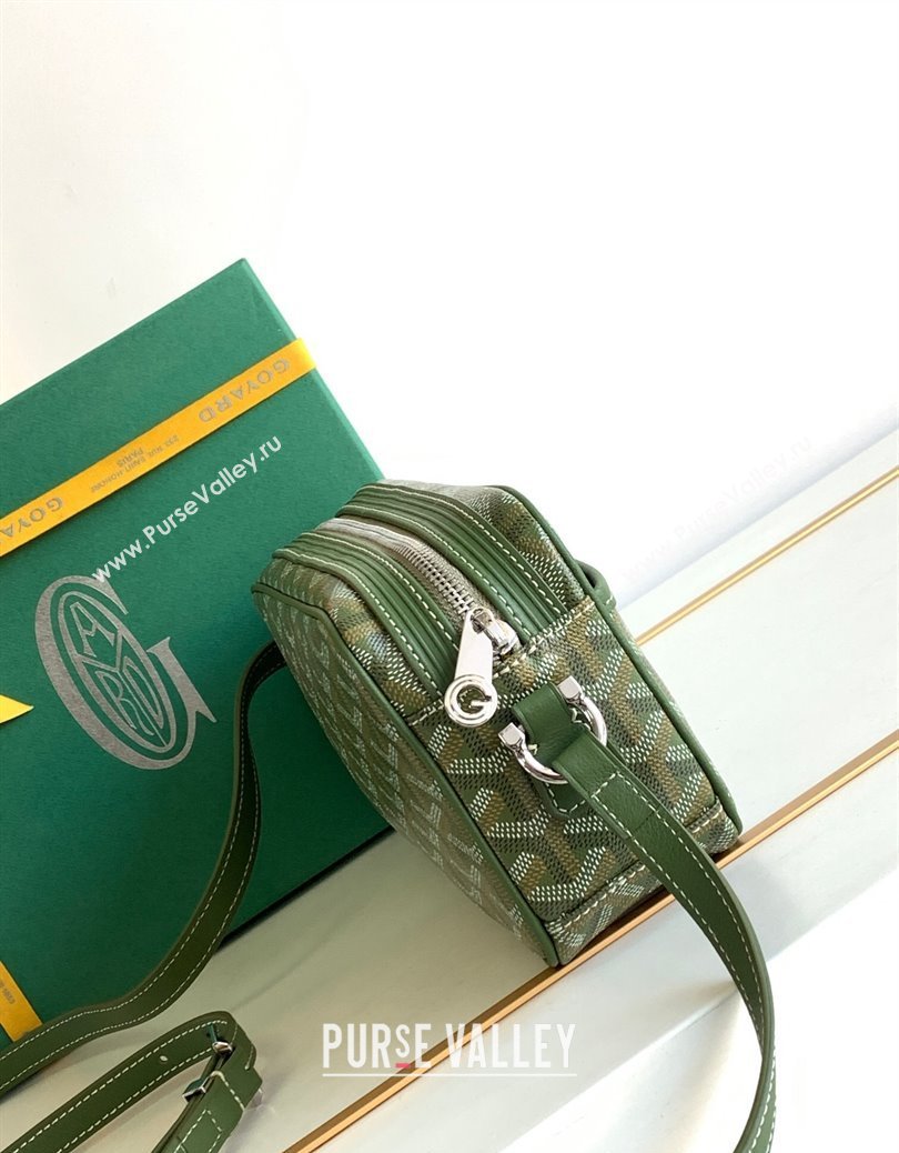 Goyard Cap-Vert PM Camera Bag Avocado Green 2024 GY8018 (ZHANG-241216078)