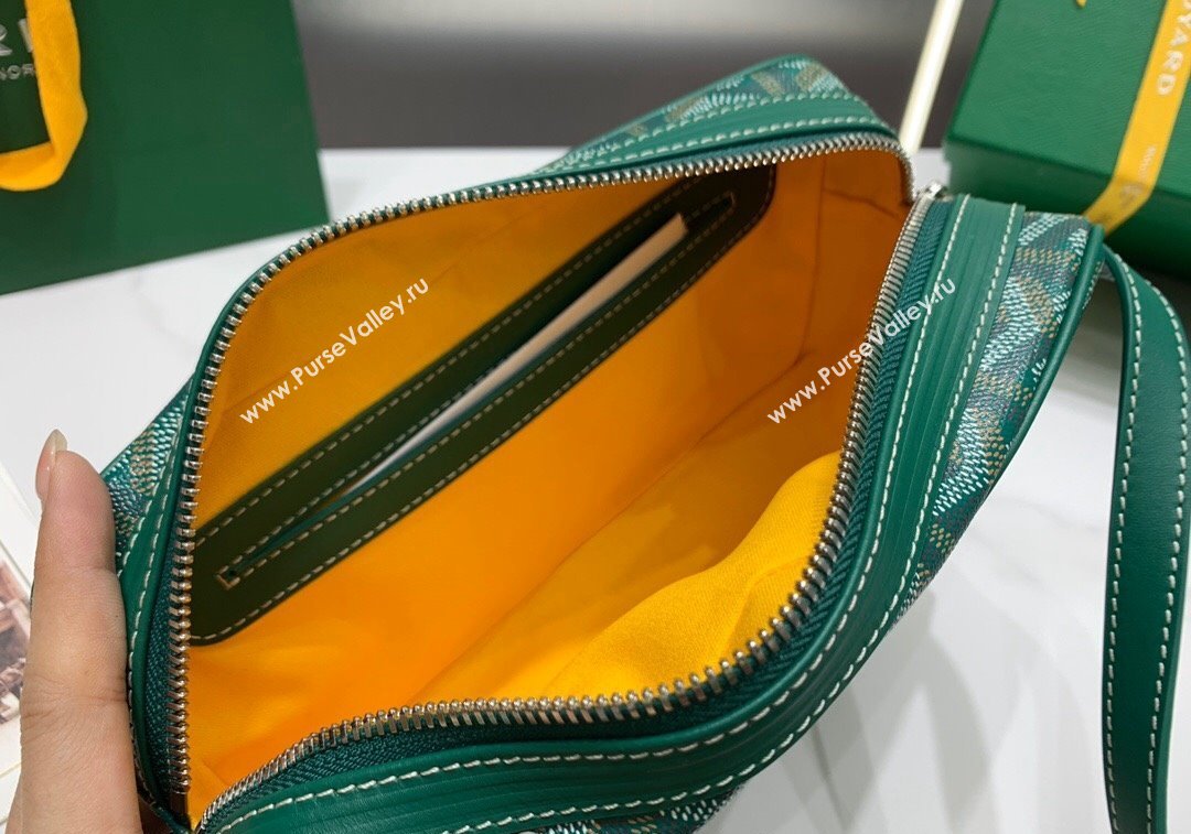 Goyard Cap-Vert PM Camera Bag Green 2024 GY8013 1216 (ZHANG-241216083)