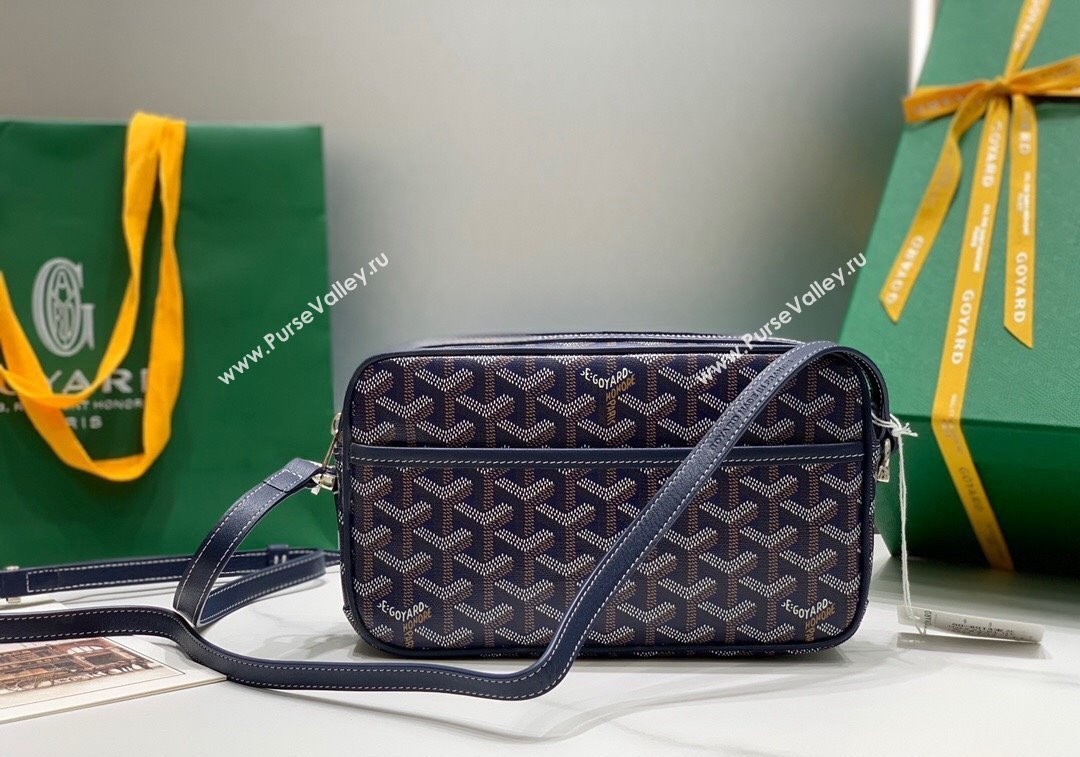 Goyard Cap-Vert PM Camera Bag Navy Blue 2024 GY8013 1216 (ZHANG-241216084)