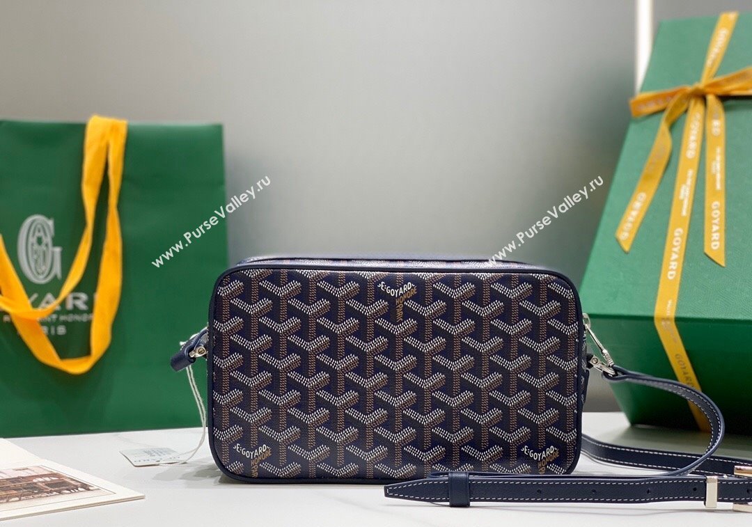 Goyard Cap-Vert PM Camera Bag Navy Blue 2024 GY8013 1216 (ZHANG-241216084)