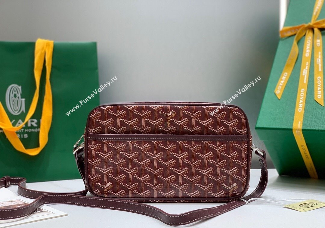 Goyard Cap-Vert PM Camera Bag Burgundy 2024 GY8013 1216 (ZHANG-241216085)