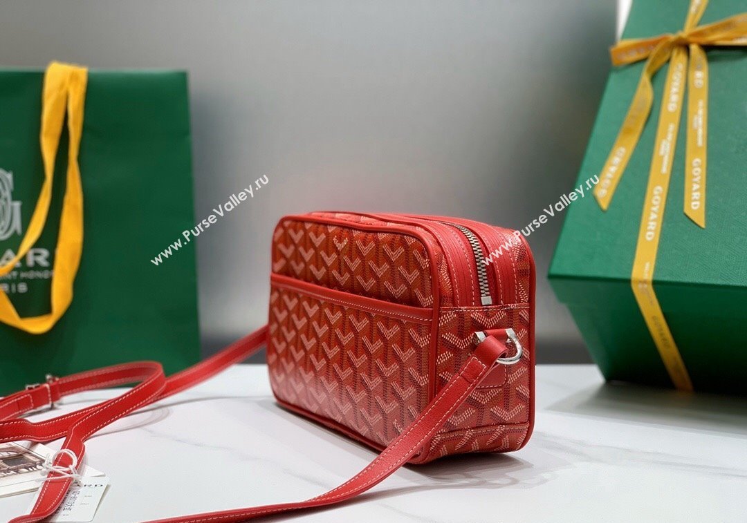 Goyard Cap-Vert PM Camera Bag Red 2024 GY8013 1216 (ZHANG-241216086)