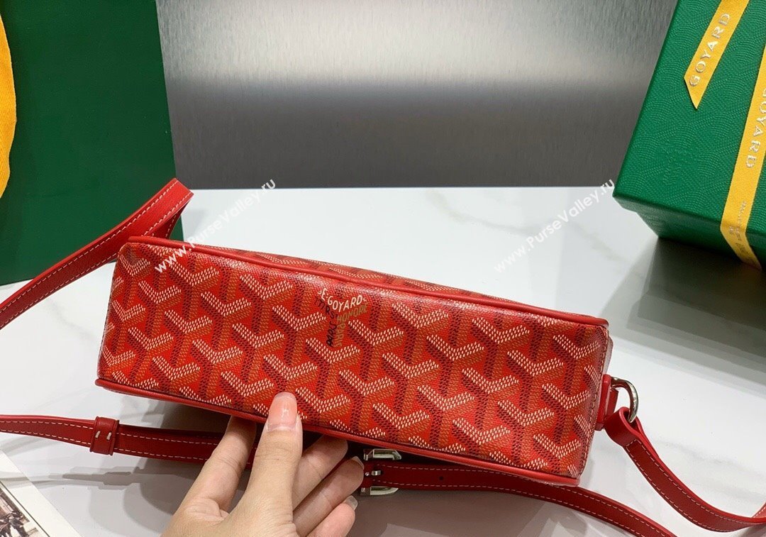 Goyard Cap-Vert PM Camera Bag Red 2024 GY8013 1216 (ZHANG-241216086)