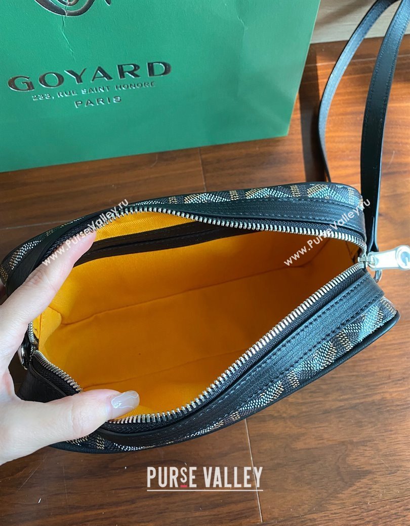 Goyard Cap-Vert PM Camera Bag Black 2024 GY8013 1216 (ZHANG-241216087)