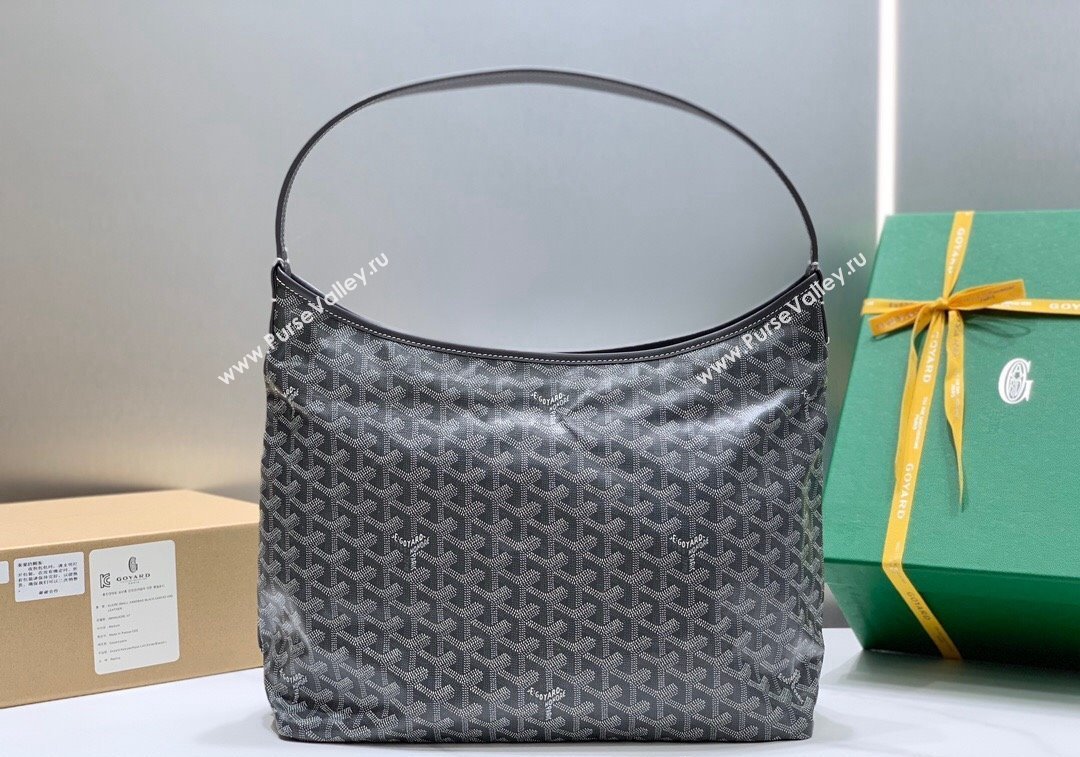 Goyard Boheme Hobo Bag Grey 2024 GY8120 (ZHANG-241216088)