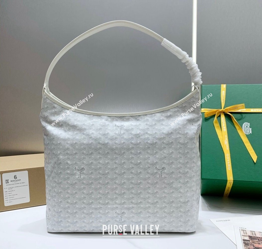 Goyard Boheme Hobo Bag White 2024 GY8120 (ZHANG-241216089)