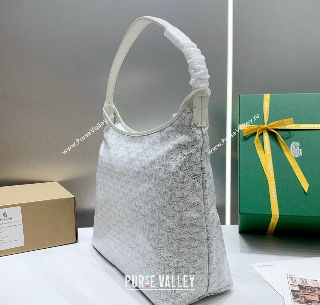 Goyard Boheme Hobo Bag White 2024 GY8120 (ZHANG-241216089)