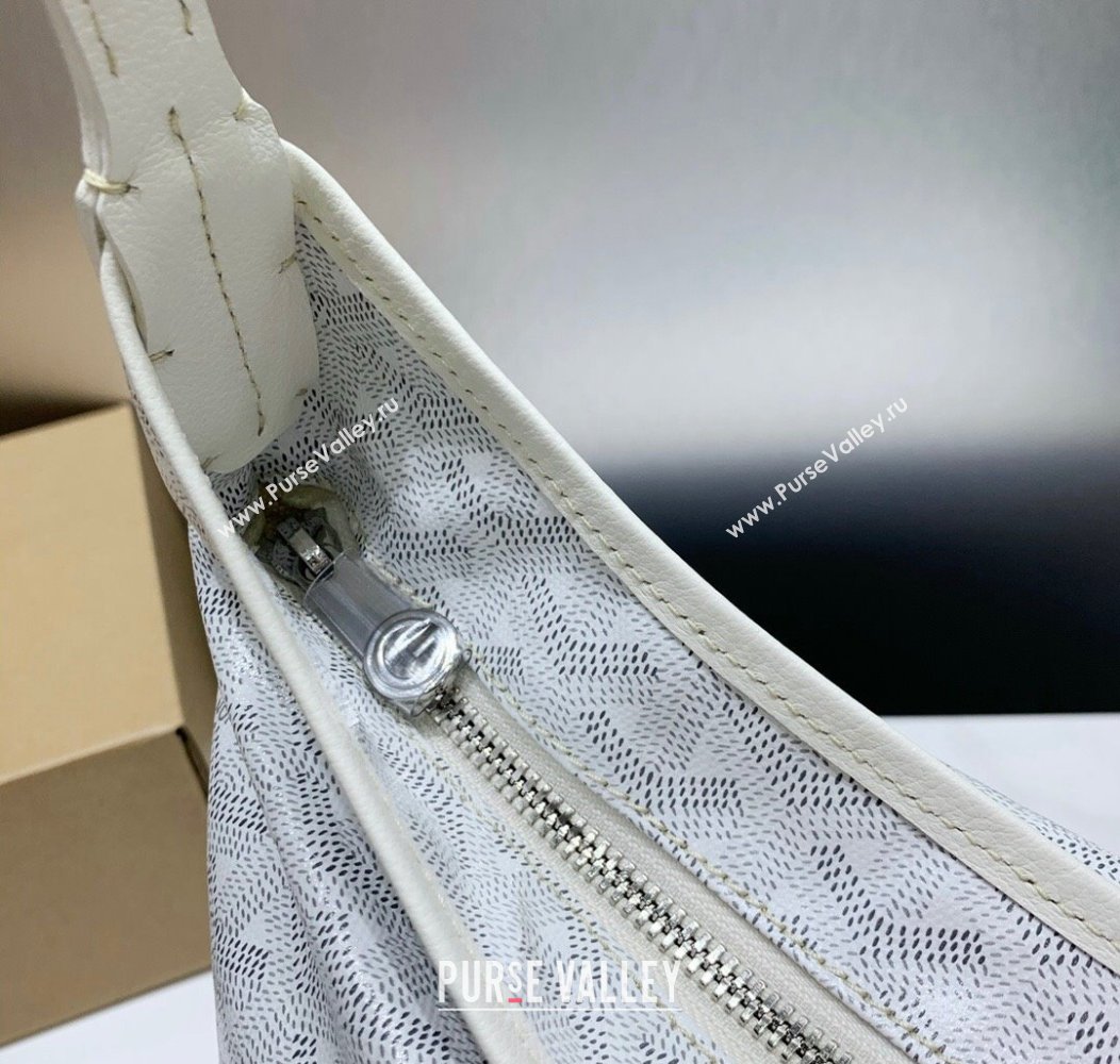 Goyard Boheme Hobo Bag White 2024 GY8120 (ZHANG-241216089)