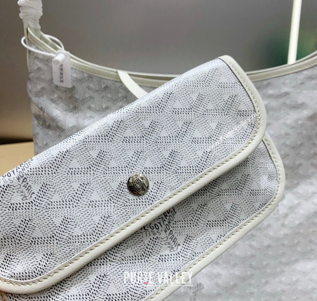 Goyard Boheme Hobo Bag White 2024 GY8120 (ZHANG-241216089)