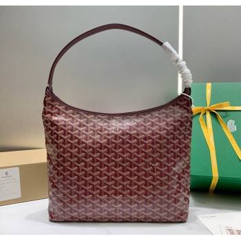 Goyard Boheme Hobo Bag Burgundy 2024 GY8120 (ZHANG-241216091)