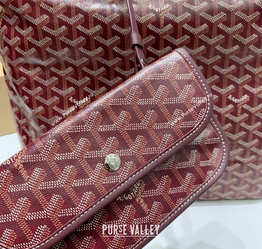 Goyard Boheme Hobo Bag Burgundy 2024 GY8120 (ZHANG-241216091)