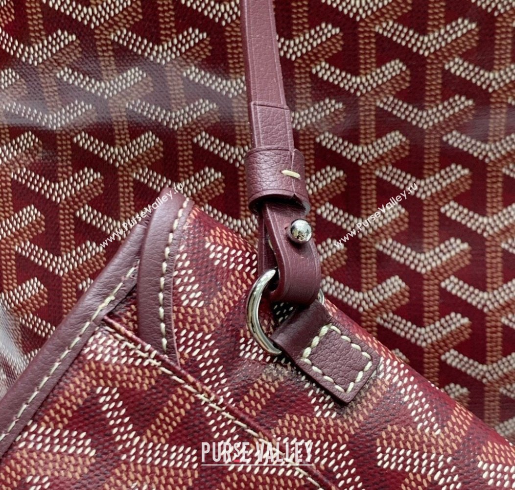 Goyard Boheme Hobo Bag Burgundy 2024 GY8120 (ZHANG-241216091)