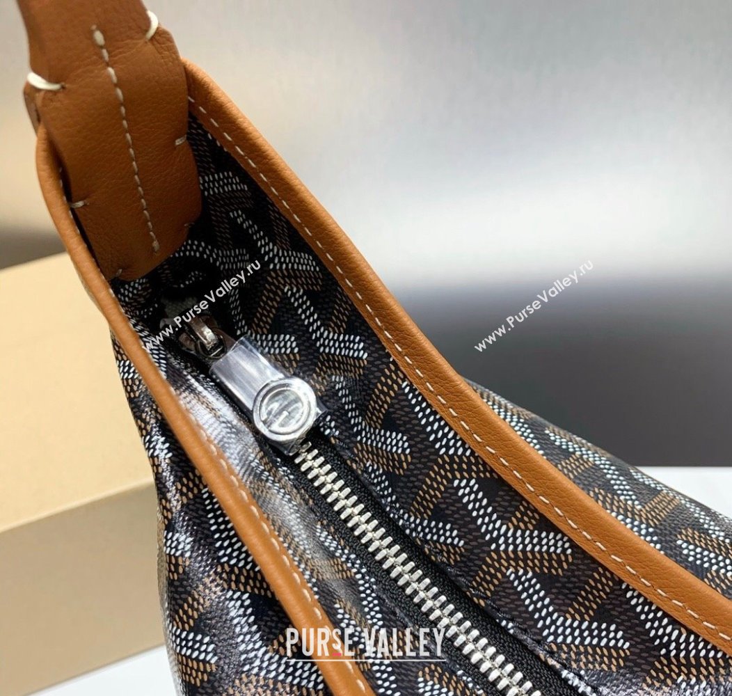 Goyard Boheme Hobo Bag Brown 2024 GY8120 (ZHANG-241216092)