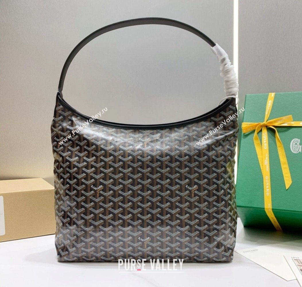 Goyard Boheme Hobo Bag Black 2024 GY8120 (ZHANG-241216094)