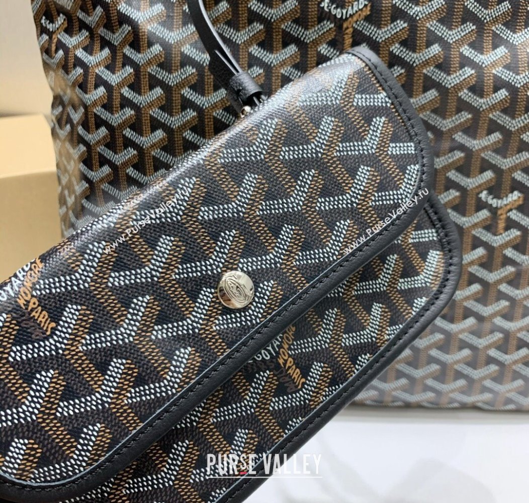 Goyard Boheme Hobo Bag Black 2024 GY8120 (ZHANG-241216094)