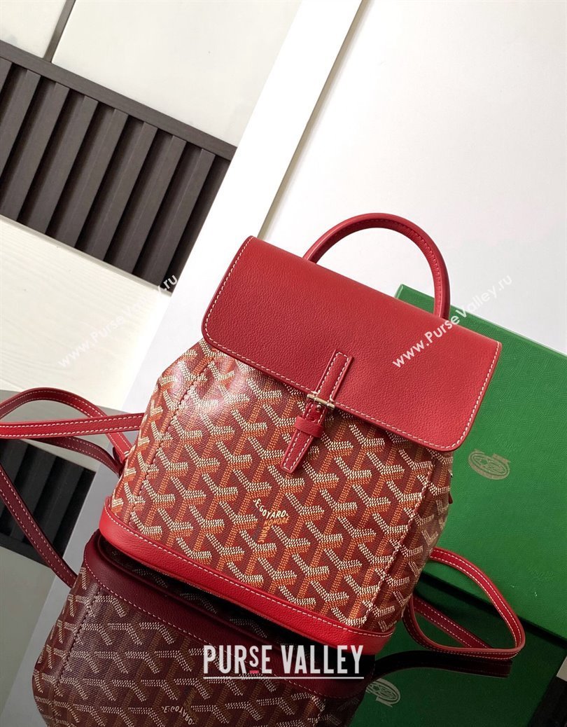 Goyard Alpin Mini Backpack Bag Red 2024 020195 (ZHANG-241216095)