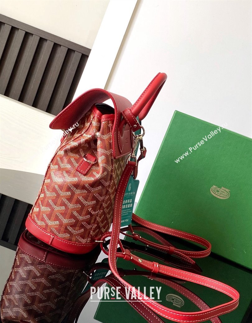 Goyard Alpin Mini Backpack Bag Red 2024 020195 (ZHANG-241216095)