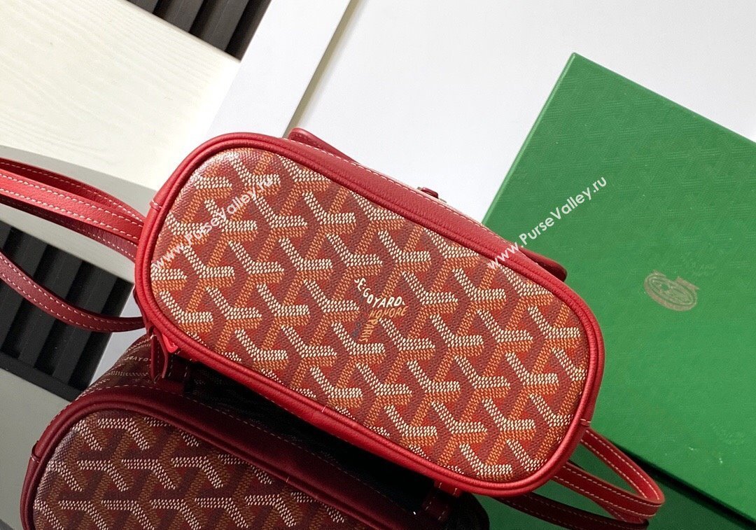 Goyard Alpin Mini Backpack Bag Red 2024 020195 (ZHANG-241216095)