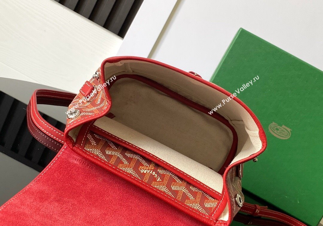 Goyard Alpin Mini Backpack Bag Red 2024 020195 (ZHANG-241216095)