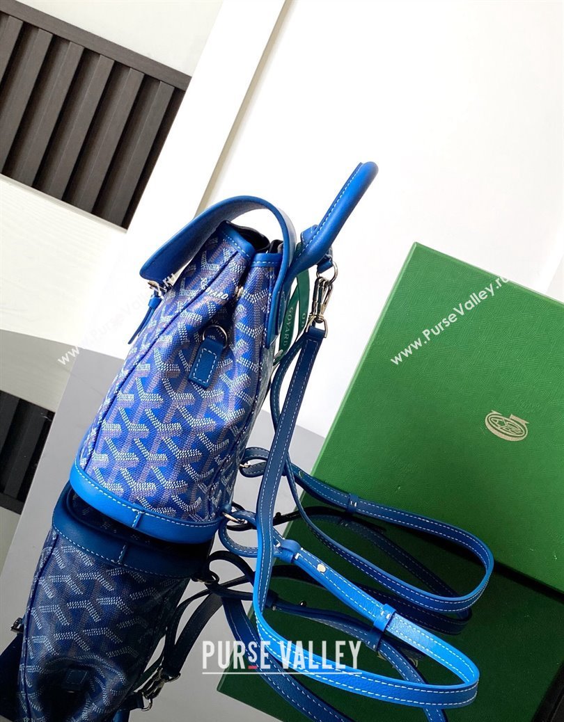 Goyard Alpin Mini Backpack Bag Sky Blue 2024 020195 (ZHANG-241216102)