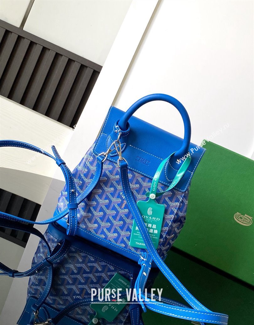 Goyard Alpin Mini Backpack Bag Sky Blue 2024 020195 (ZHANG-241216102)