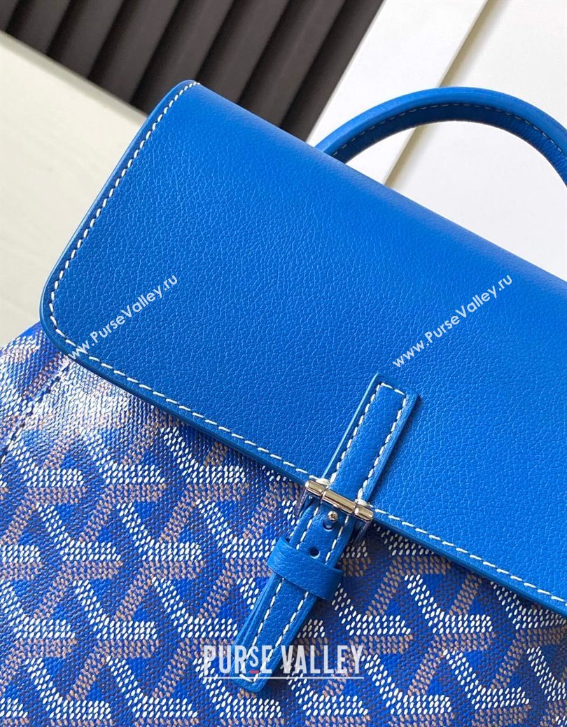 Goyard Alpin Mini Backpack Bag Sky Blue 2024 020195 (ZHANG-241216102)