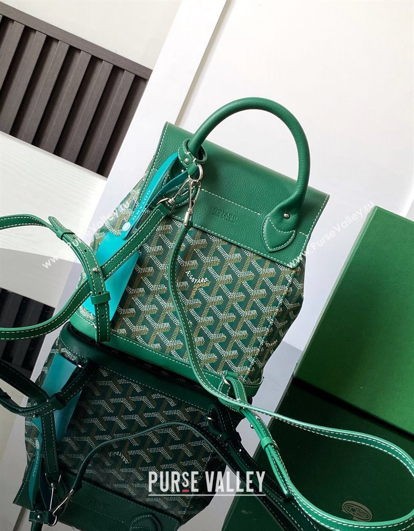 Goyard Alpin Mini Backpack Bag Green 2024 020195 (ZHANG-241216103)