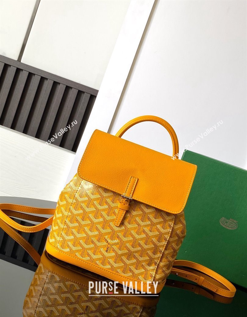 Goyard Alpin Mini Backpack Bag Yellow 2024 020195 (ZHANG-241216104)