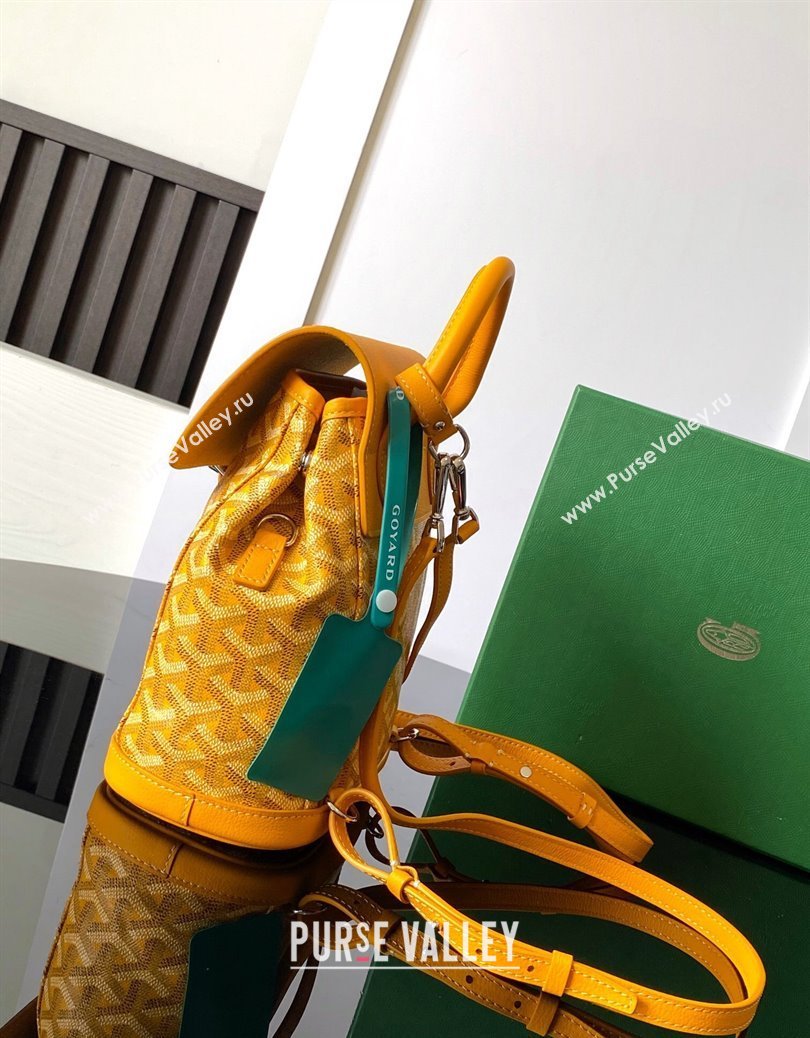 Goyard Alpin Mini Backpack Bag Yellow 2024 020195 (ZHANG-241216104)