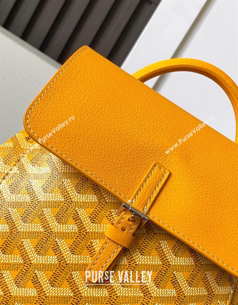 Goyard Alpin Mini Backpack Bag Yellow 2024 020195 (ZHANG-241216104)