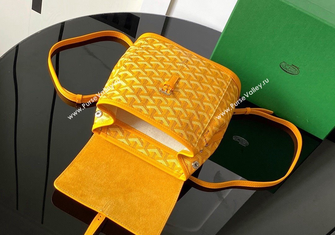 Goyard Alpin Mini Backpack Bag Yellow 2024 020195 (ZHANG-241216104)