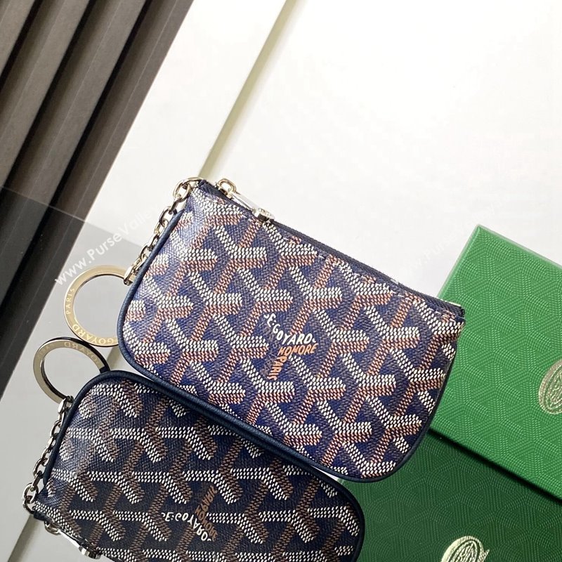 Goyard Sesame Pouch Navy Blue 2024 GY3316 (ZHANG-241216108)