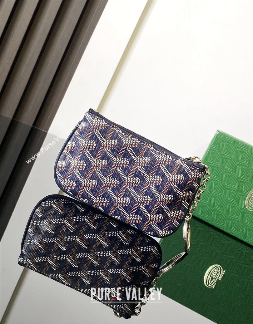 Goyard Sesame Pouch Navy Blue 2024 GY3316 (ZHANG-241216108)