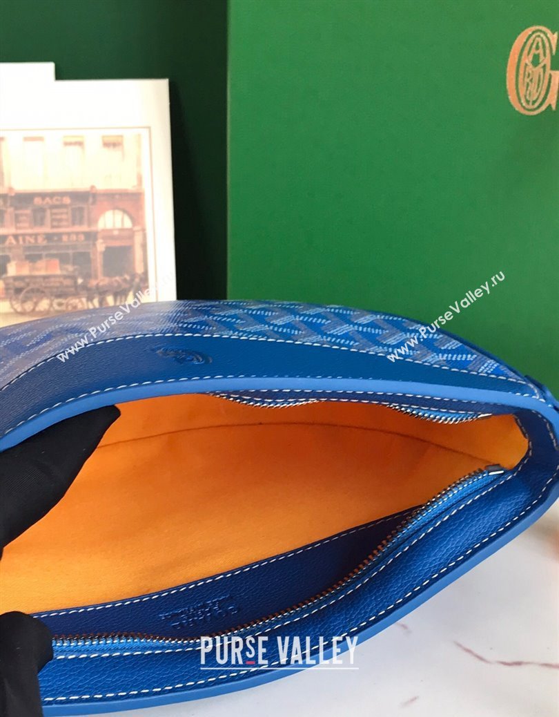 Goyard Hirondelle Shoulder Bag Sky Blue 2024 GY8007 (ZHANG-241216021)