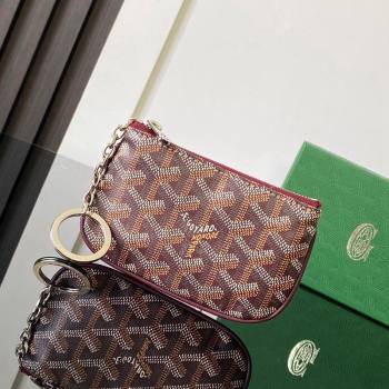 Goyard Sesame Pouch Burgundy 2024 GY3316 (ZHANG-241216111)