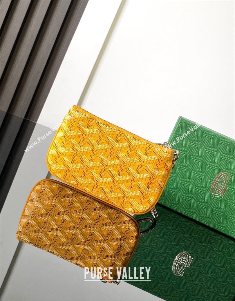 Goyard Sesame Pouch Yellow 2024 GY3316 (ZHANG-241216115)