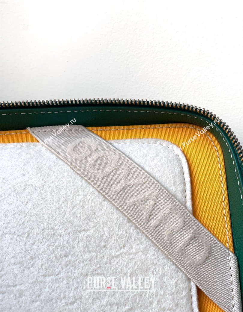 Goyard Compagnon Universel A4 Business Bag Green 2025 GY8065 (ZHANG-250121056)