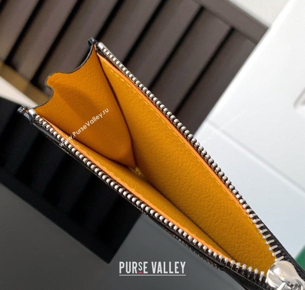 Goyard Bourbon Zipped Card holders Wallet Black 2025 GY3321 (ZHANG-250121071)