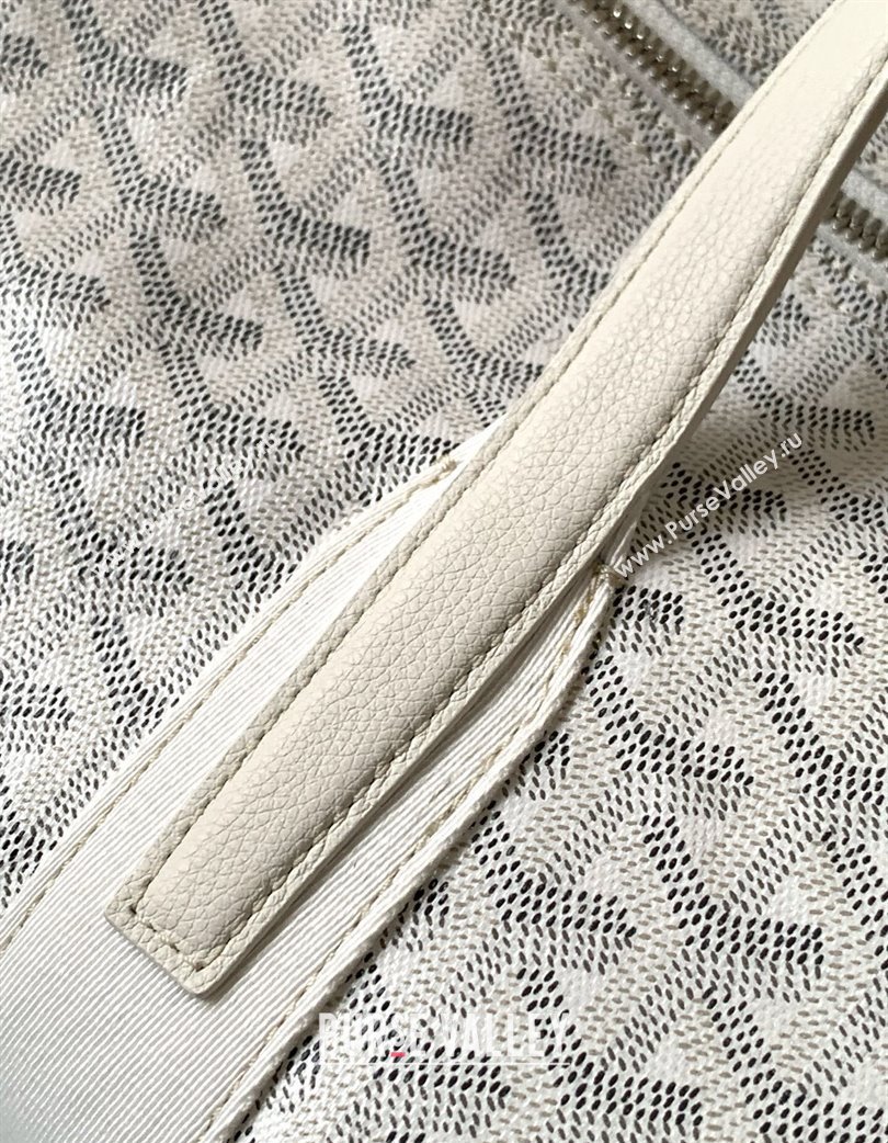 Goyard Barrel 40 Sports Bag White 2025 GY020248 (ZHANG-250121072)