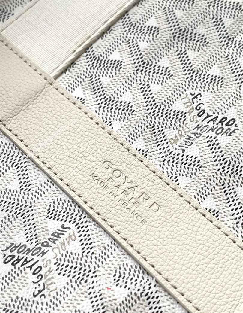 Goyard Barrel 40 Sports Bag White 2025 GY020248 (ZHANG-250121072)